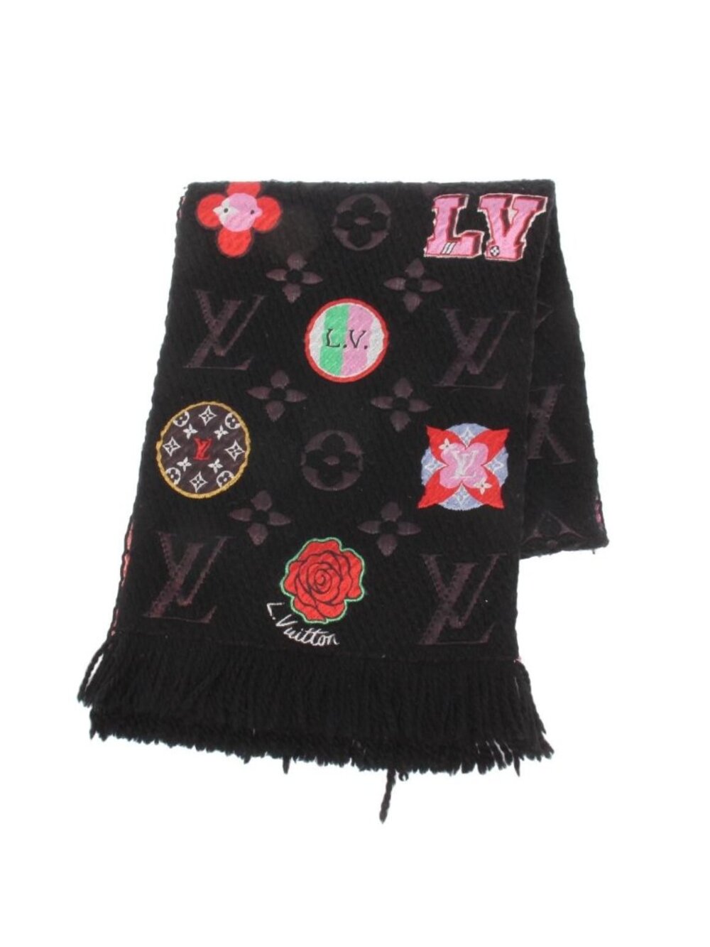 Louis Vuitton Scarf Echarpe Logo Mania LV Streets - Picture 3 of 8